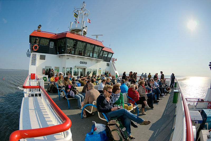 On the ferry to Ameland (HDR image)