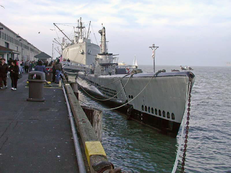 WW II Sub and Liberty Ship