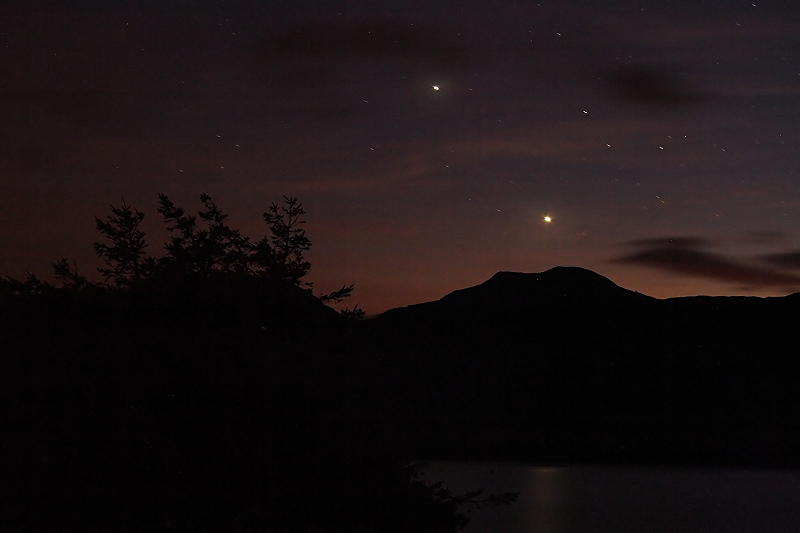 Jupiter, Venus and Rhinog