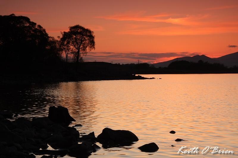 Traws Lake Sunset