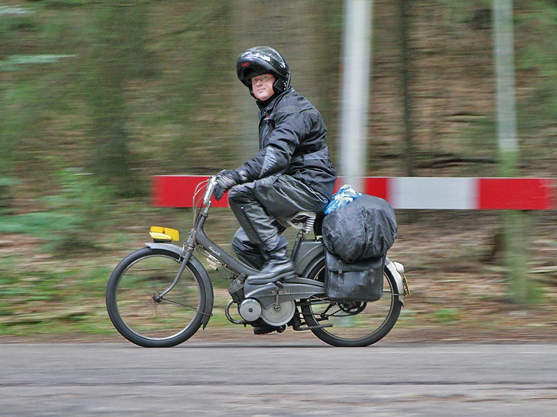 Motorbike driver