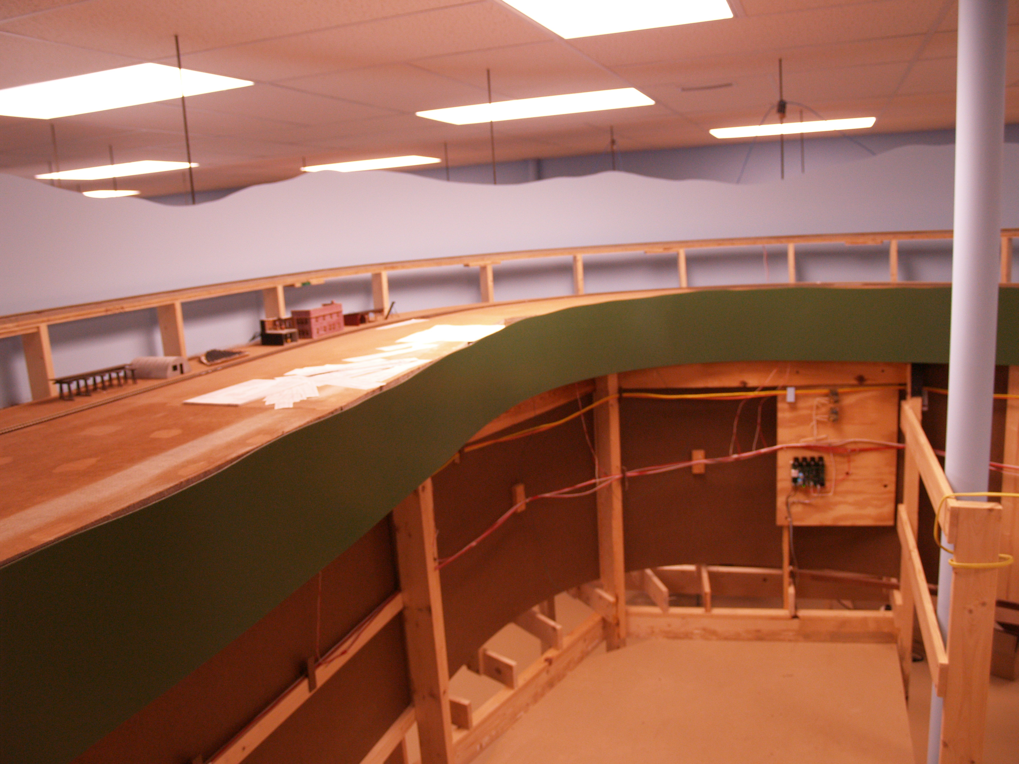 The inside end of the second interior peninsula, Centerville on the Left.