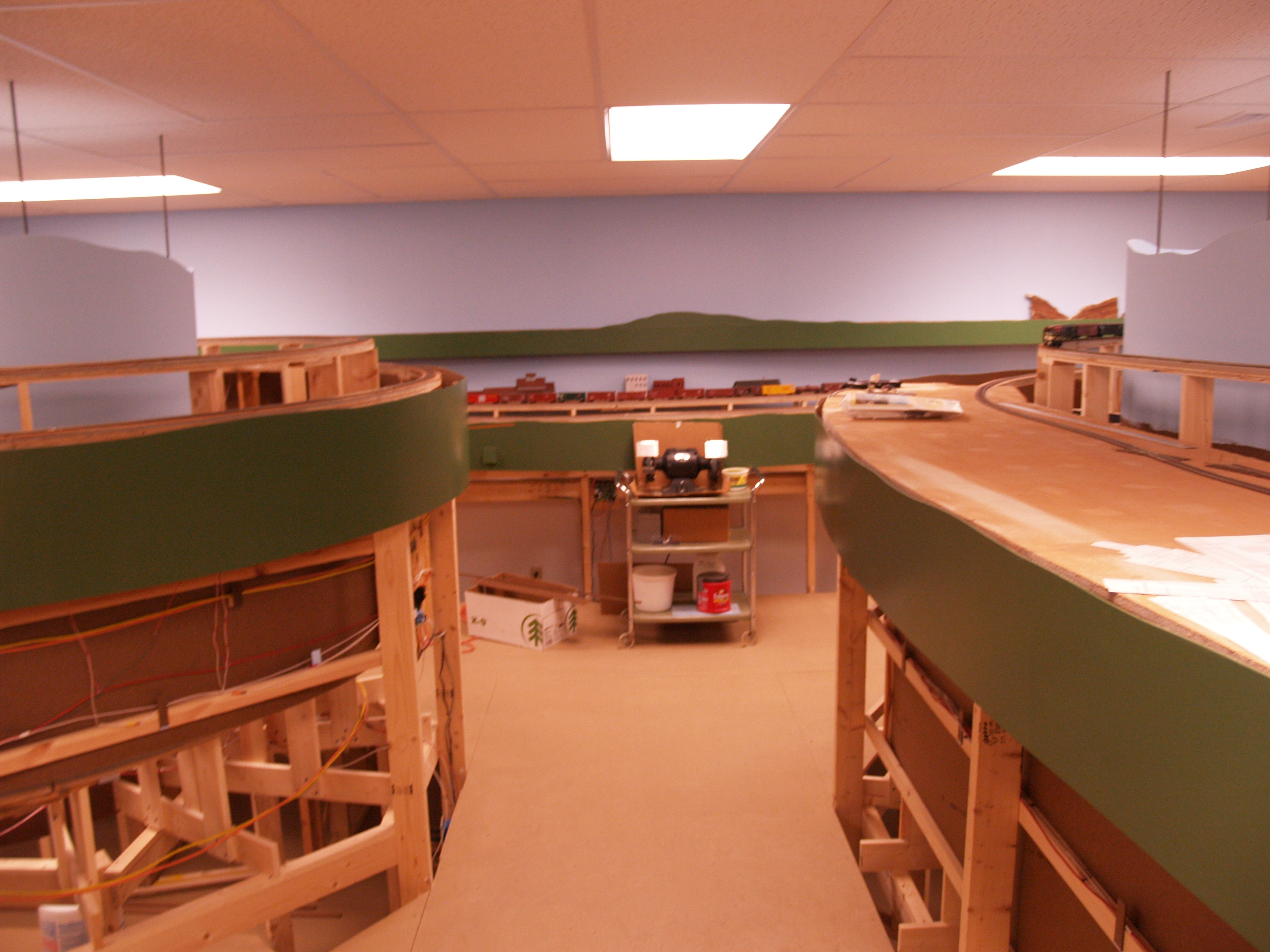 View back towards the main upper deck aisle.