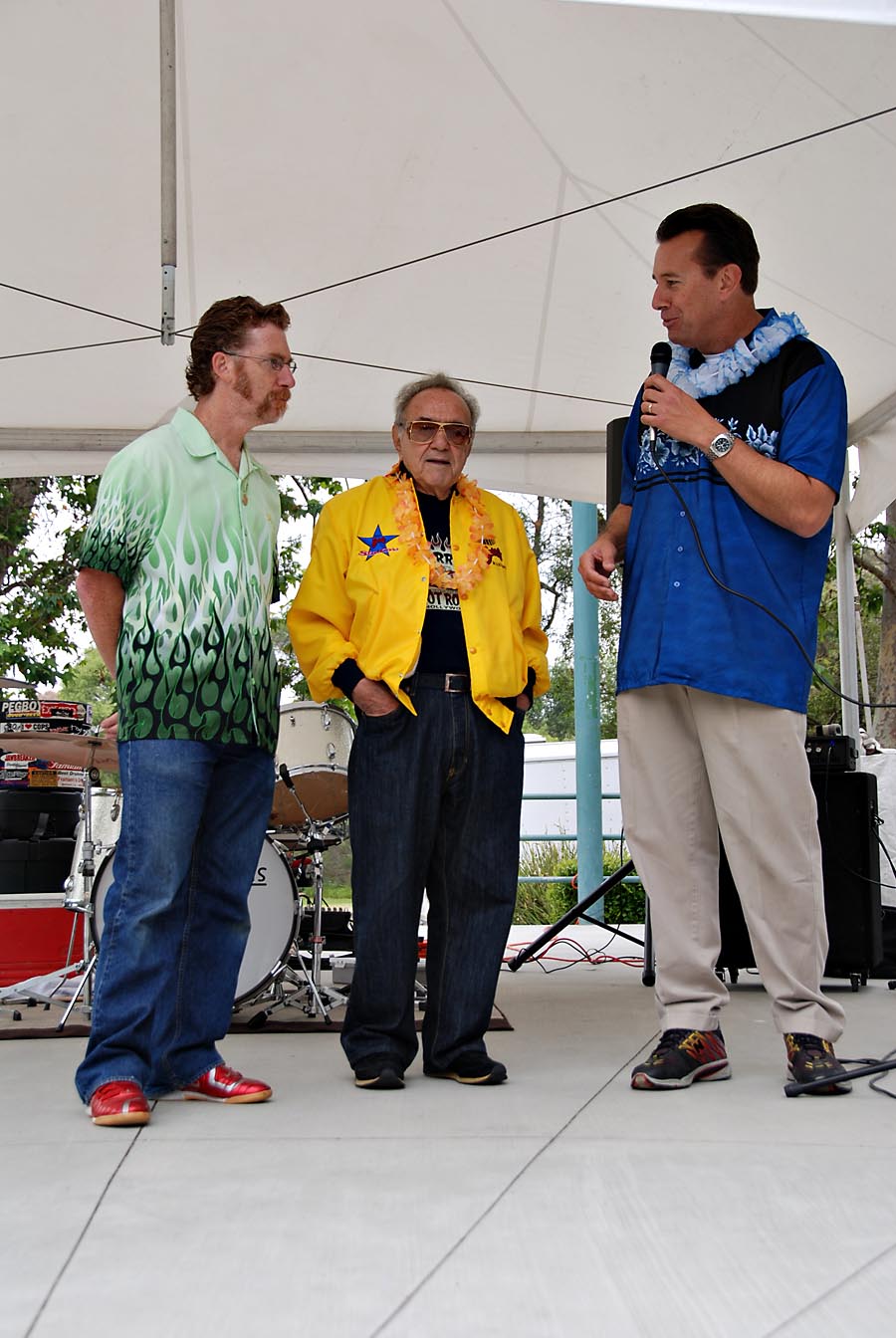 George Barris and friends