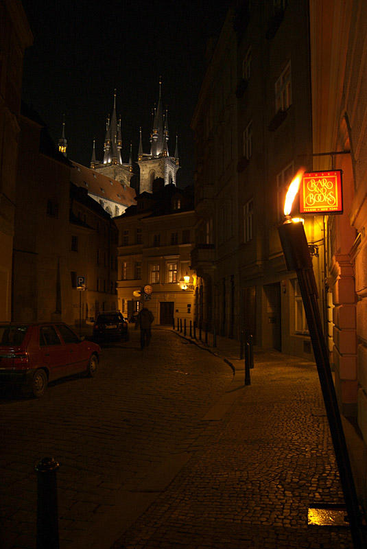 On the Streets of Prague at Night 06