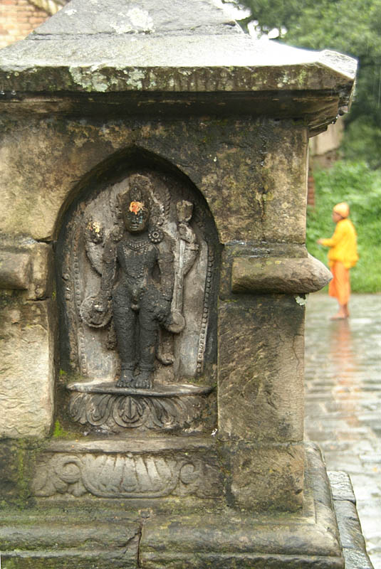 Carving of Shiva at Pashupatinath