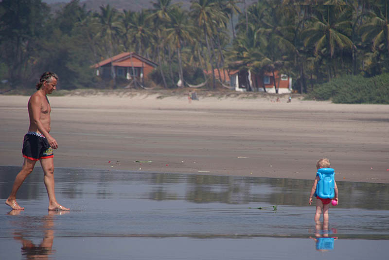 Father and Son Mandrem Beach