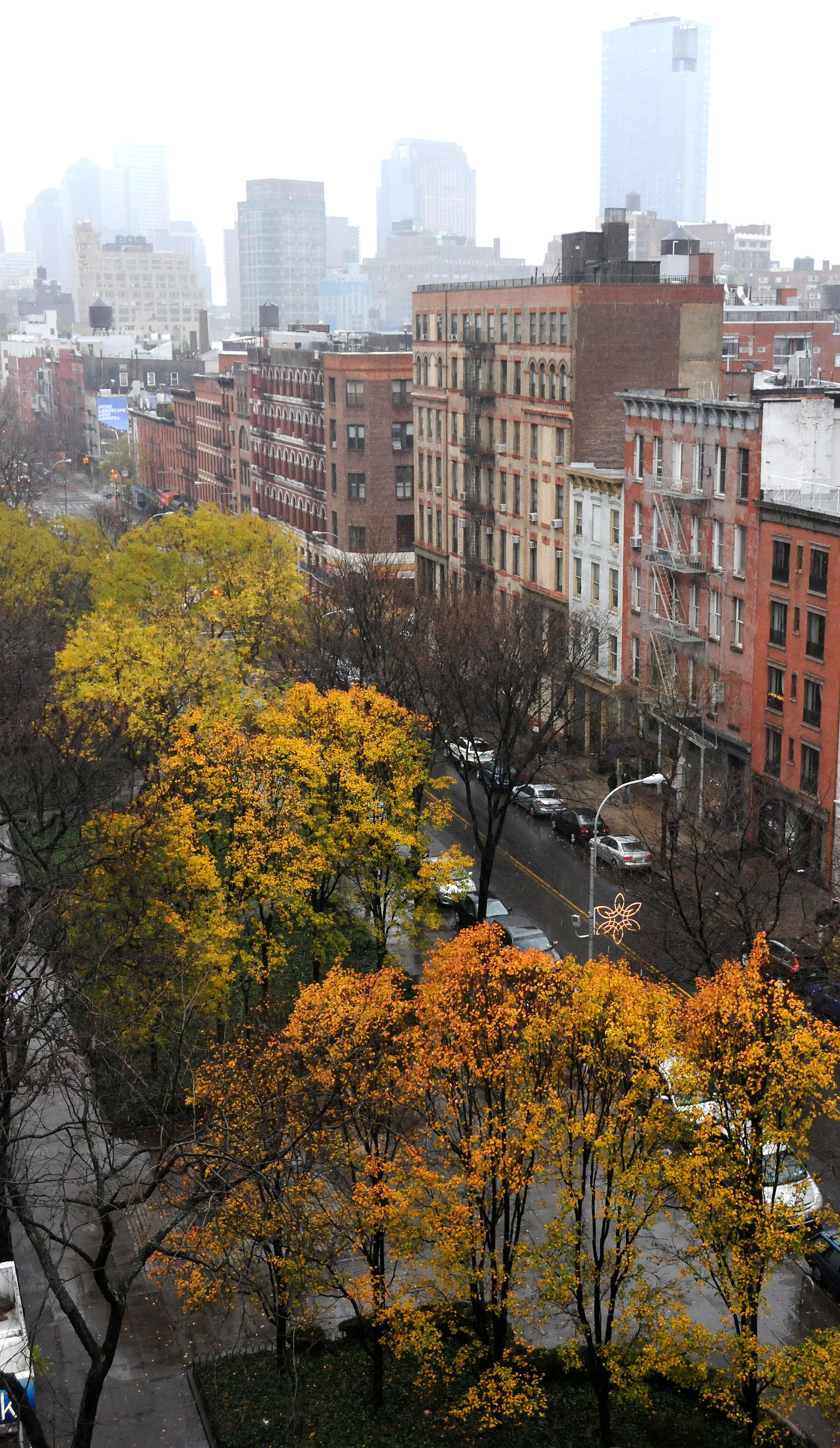 Beginning of First Snow of the Season