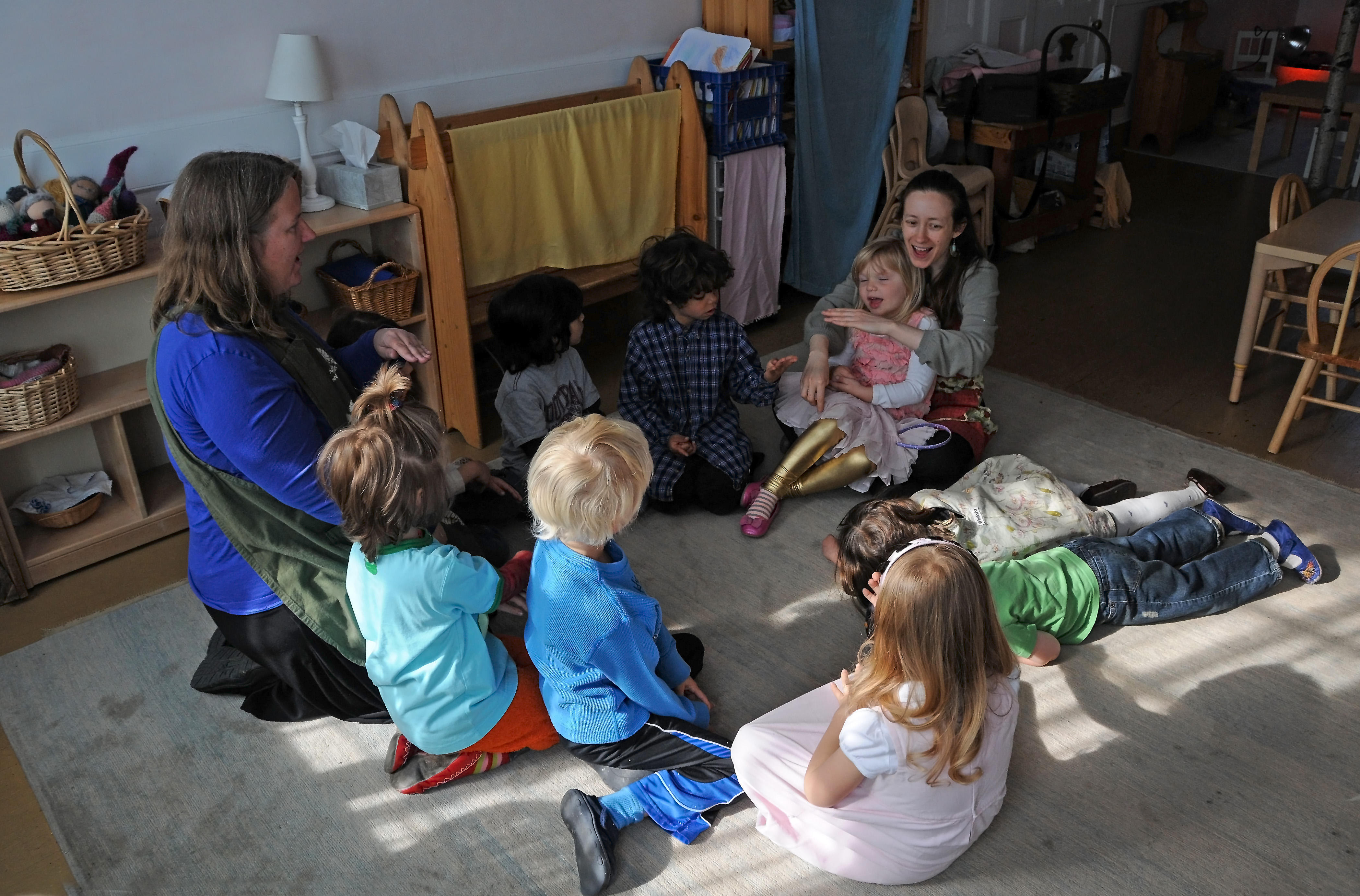 Duckling Day at Waldorf School Kindergarten Class