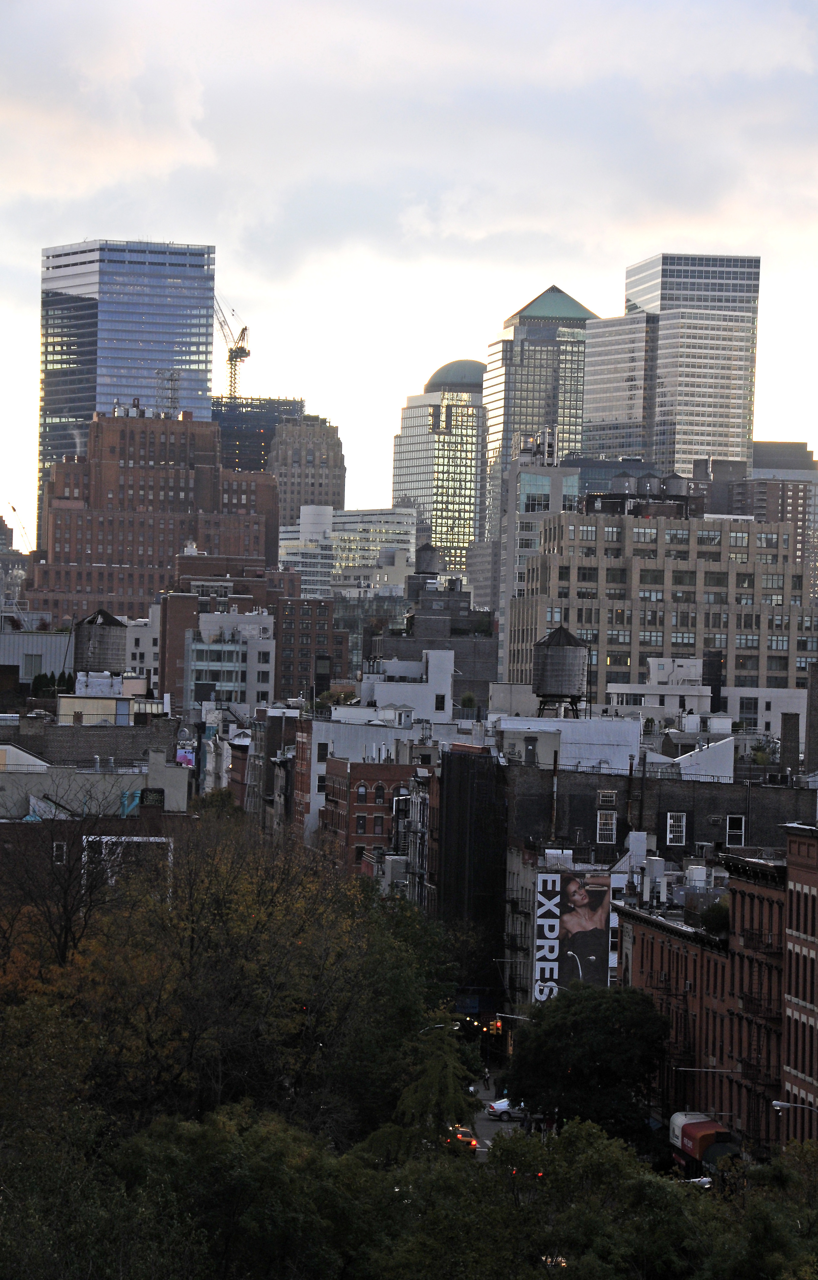 After Rain near Sundown - Downtown Manhattan