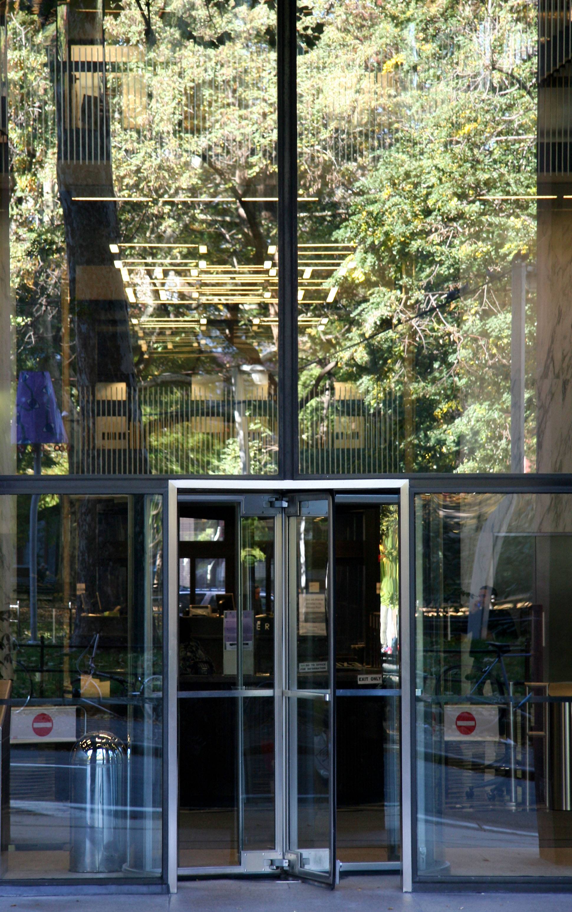 NYU Library Main Entrance