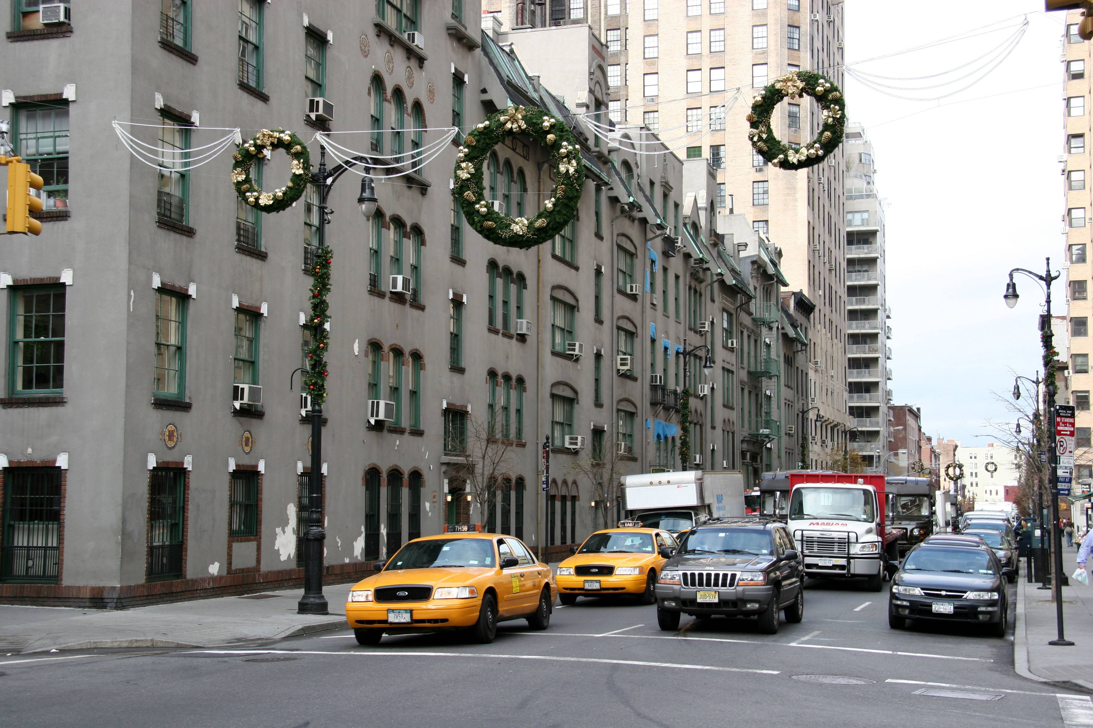 Winter Season Decorations on 8th Street