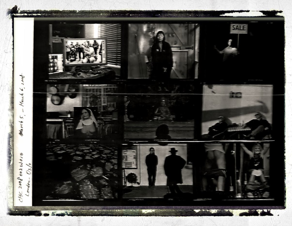 contact sheet of Chang Chien-Chi (Magnum photographer)
