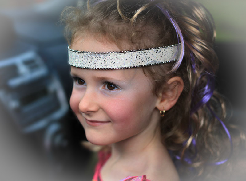 Jade, off to a Tinkerbell party