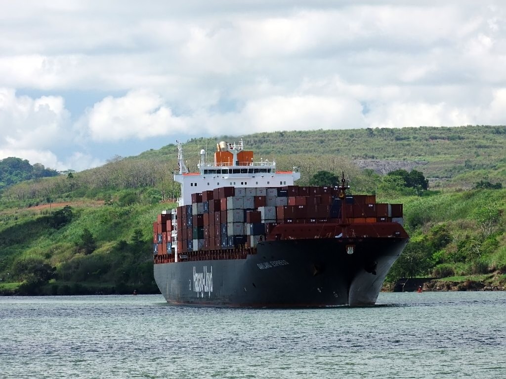One of the Large Panamax Ships