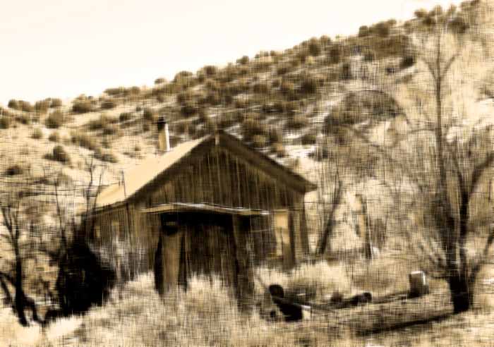 Toby's Cabin on the Turquoise Trail