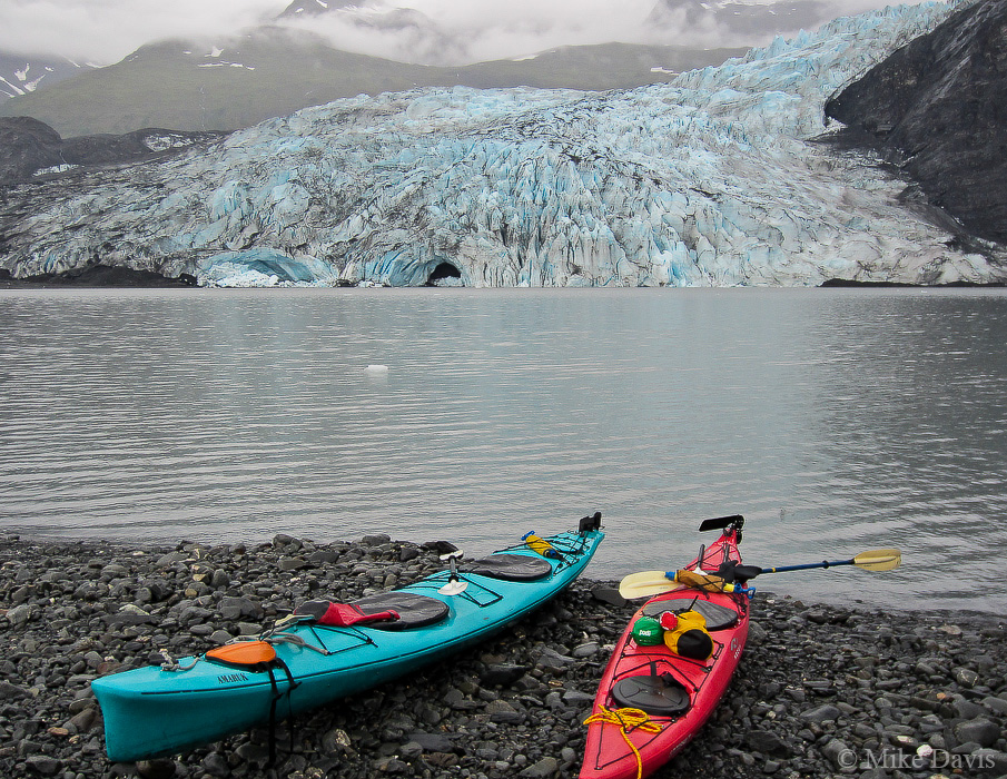 Sea Kayaks at Shoup Glacier