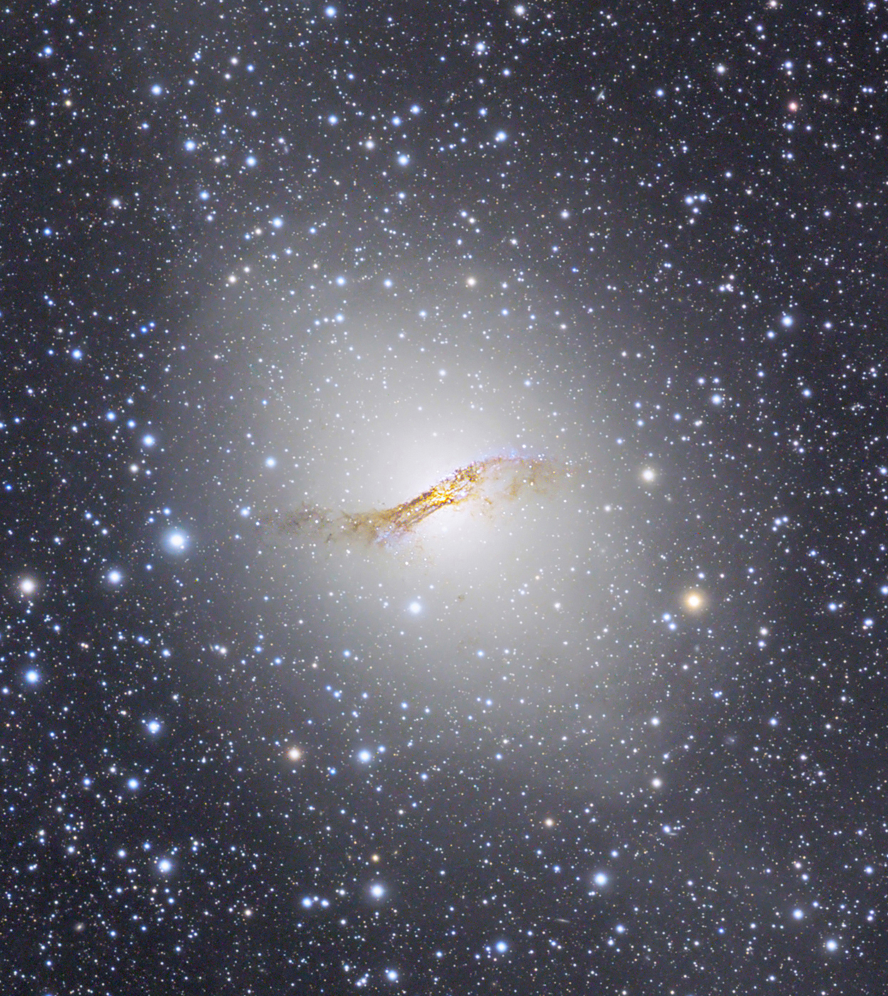 Centaurus A - Huge Bright Halo