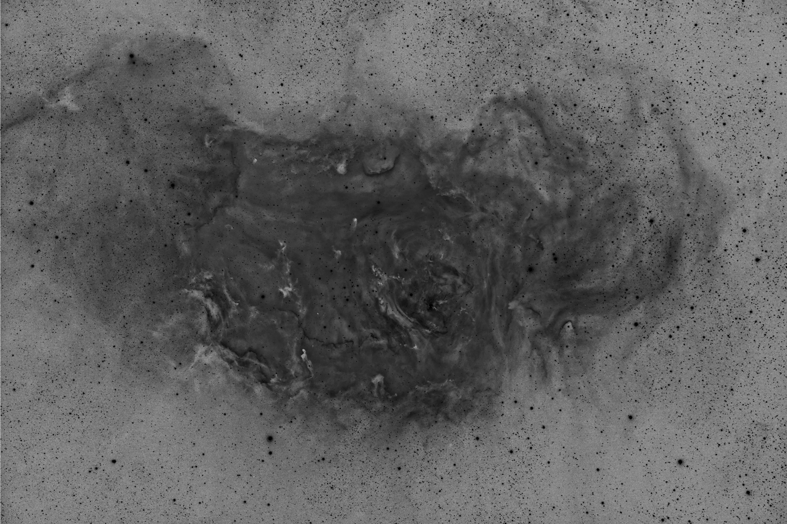 Halpha Lagoon Negative
