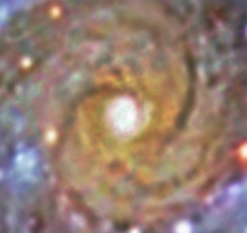 Deep in the core of NGC 2997