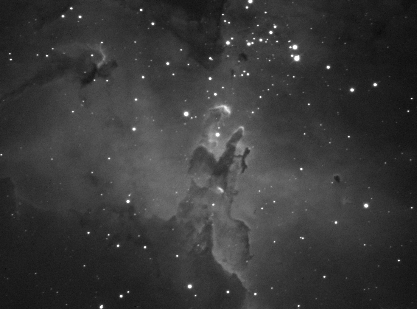 M16 H-alpha Pillars of Creation