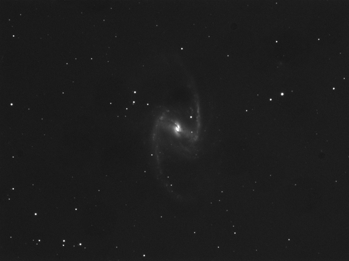 NGC 1365 10min Tak NJP mount unguided and no PEC!
