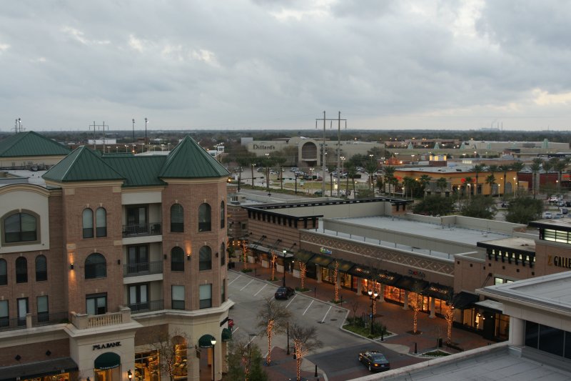 Looking Over Town Square from the Roof