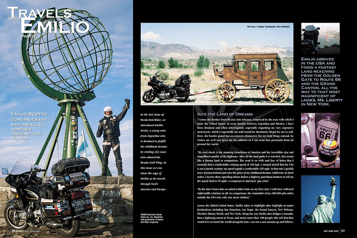 Emilio Scotto Magazine Red Rider