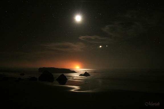 Venus & Jupiter Above the SeaFishers