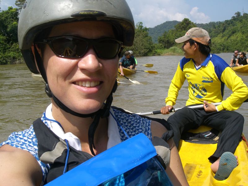 On the Song river, Vang Vieng