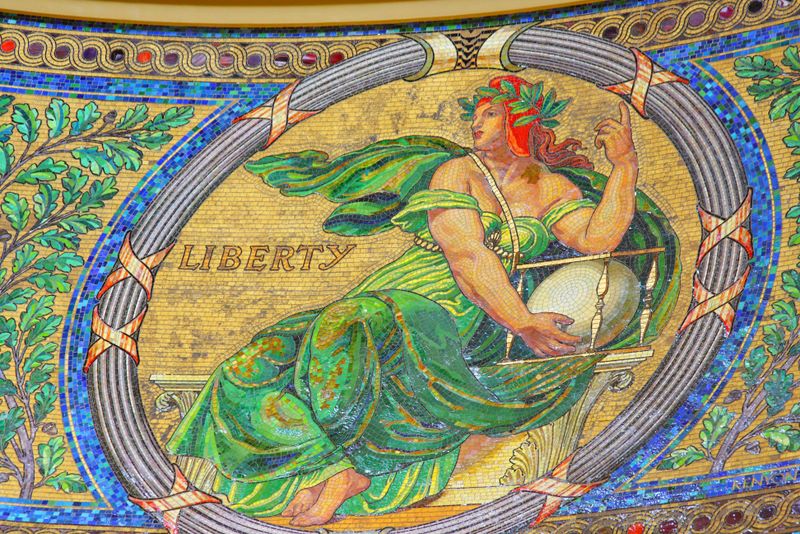 Glass mosaic by Kenyan Cox - Liberty