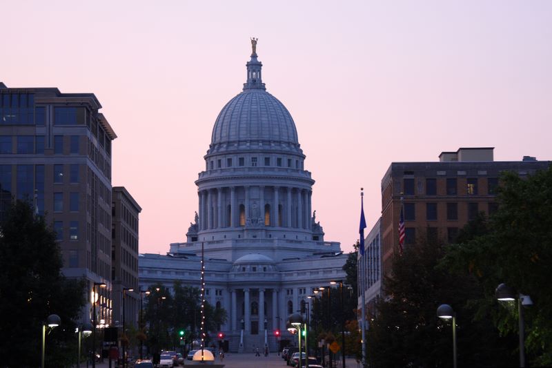 Capitol building from the Monona Terrace