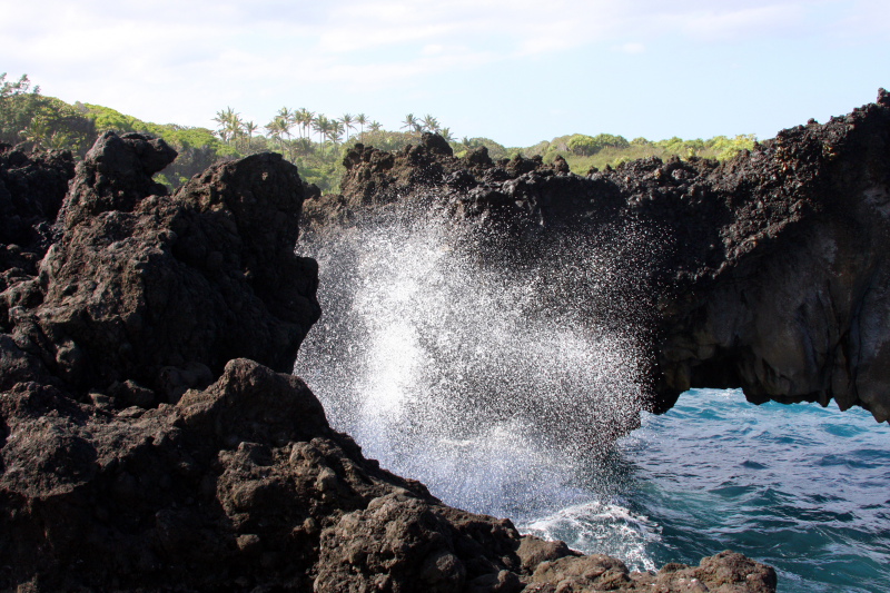 Wainapanapa State Park, Hana Hwy, Maui, Hawaii, USA