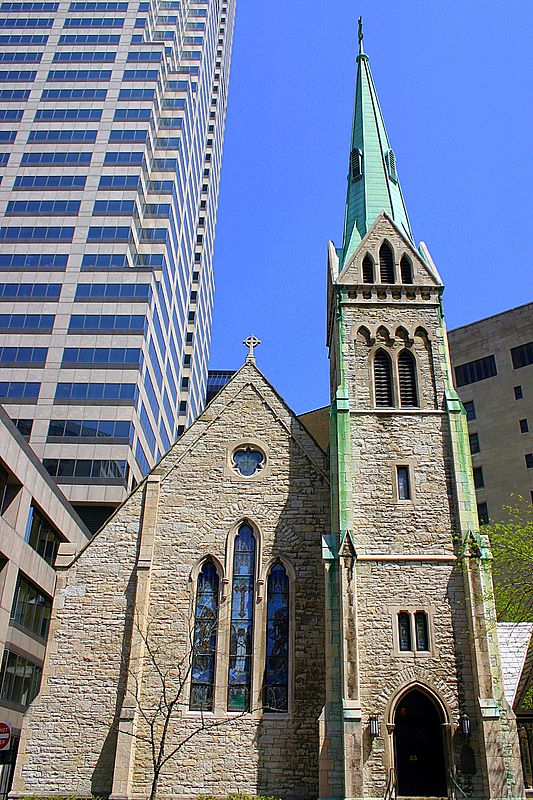 Christ Church - The front facade,Indianapolis