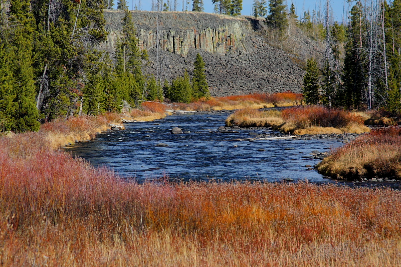 Gardner River Sheepeater Cliff