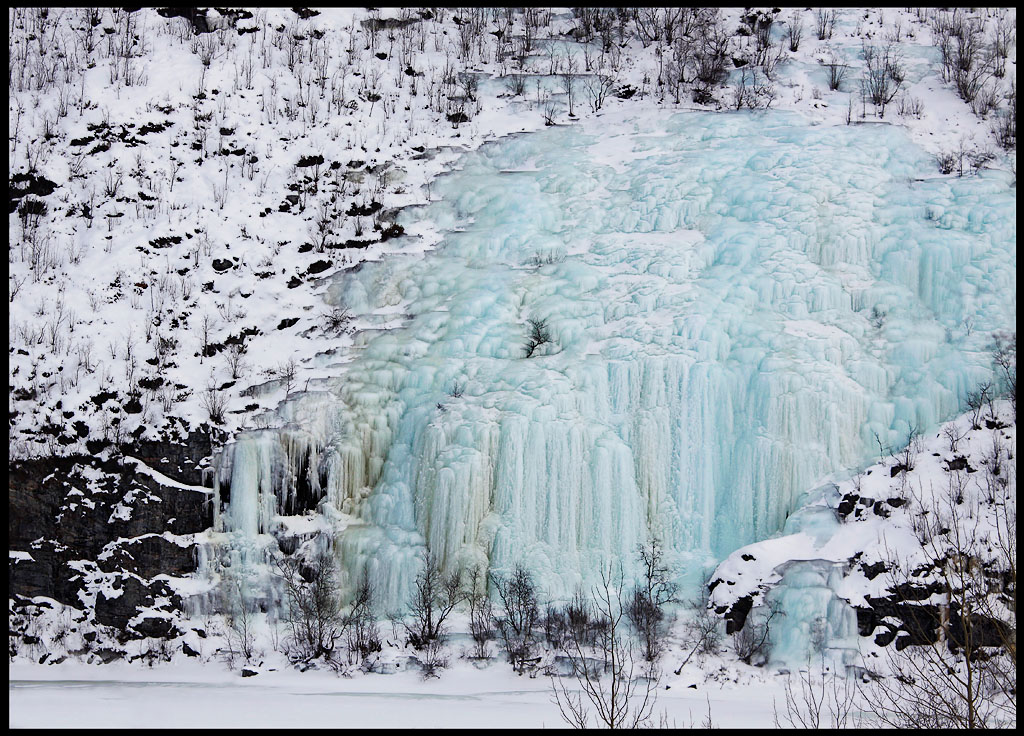 Icefall near Utsjoki