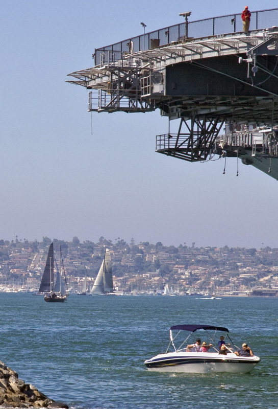 USS Midway on San Diego Bay