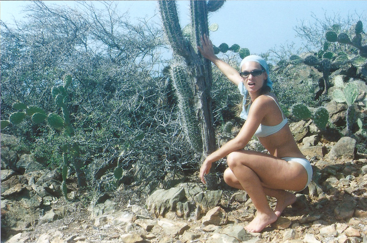 Roberta in Arikok Park, Aruba