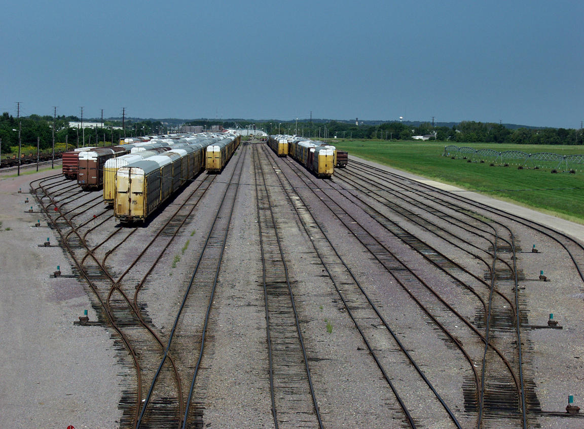 Last Week There Were 3 LONG Rows Of Engines Parked In Here.