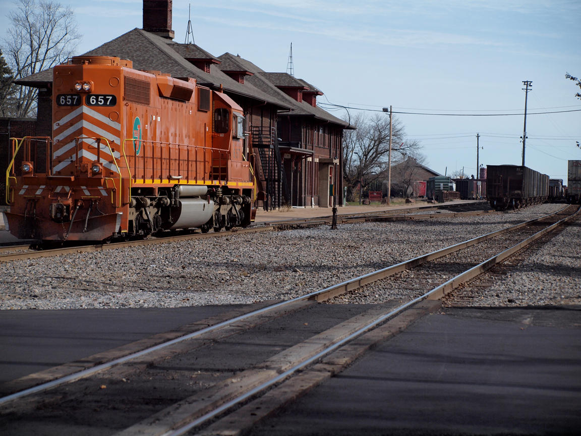 Thats The Stevens Point Depot In Background