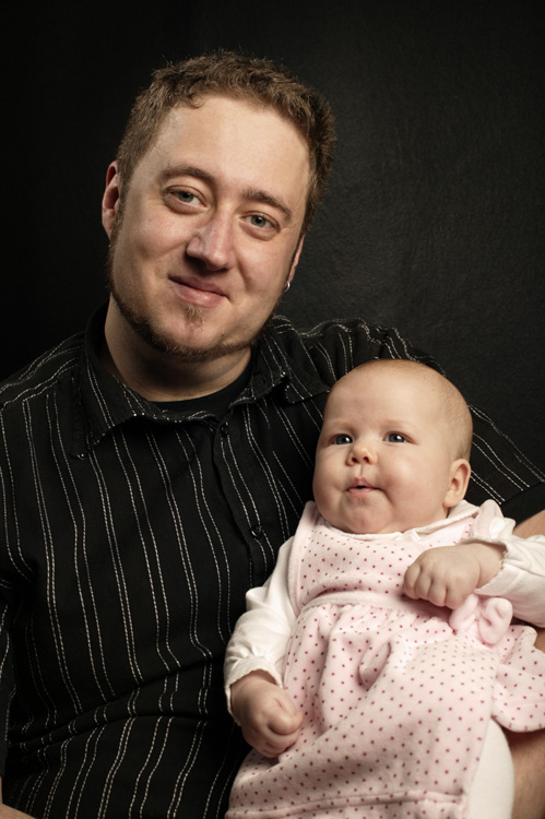 Zoe mit Papa Ronni