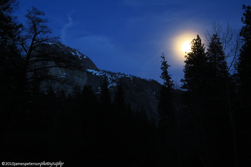 Half Dome and Full Moon (7157)