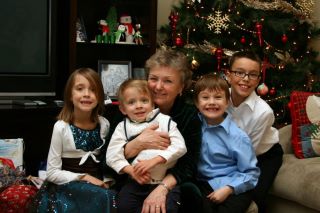 Xmas with Dan's Grandchildren
