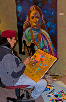 pbz25 P1040511 William Sitting Bull painting in CAC 05-04-08.jpg