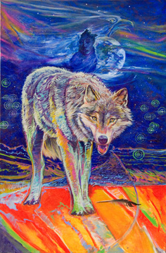 pbz22 P1040544 Wolf  spirits - by William Sitting Bull.jpg