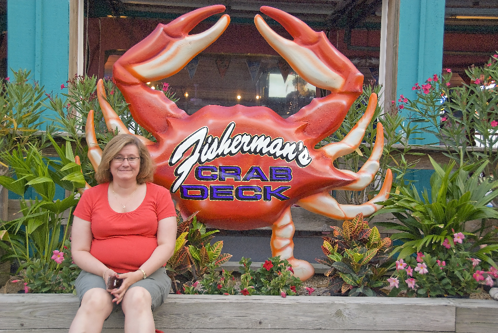Pauline At the Crab Deck