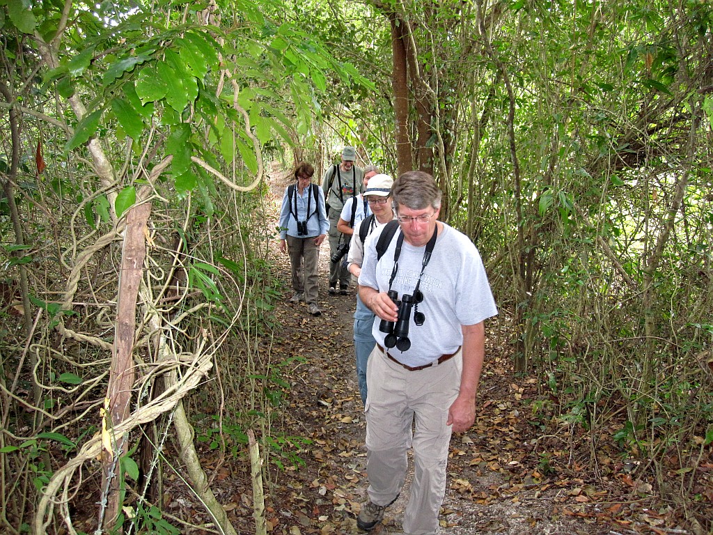 Birding on the trail at Birds Eye2