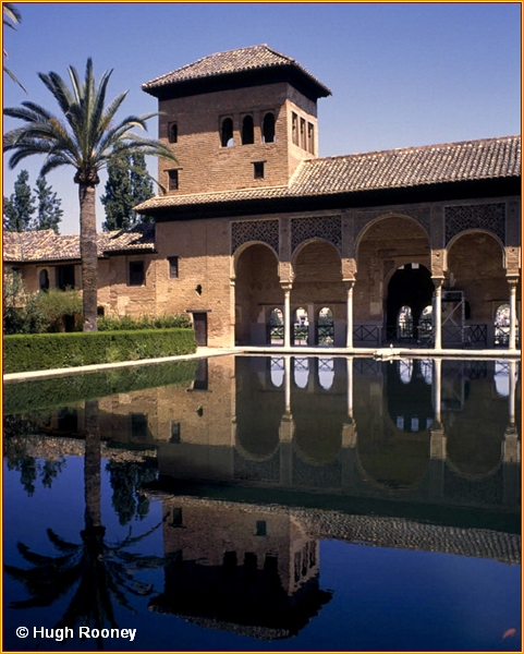SPAIN - GRANADA - ALHAMBRA - JARDINS DE PARTAL - PALACE OF THE MAIDS