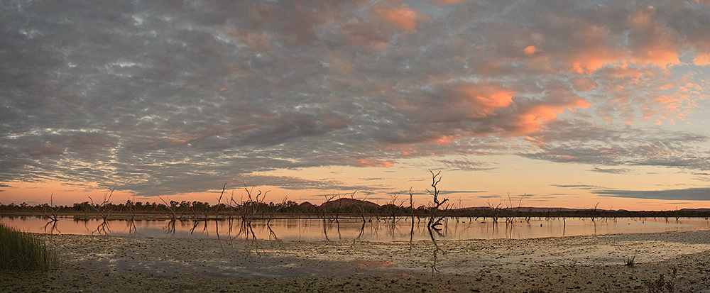 Sleeping Buddha & Lake Kununurra Sunset