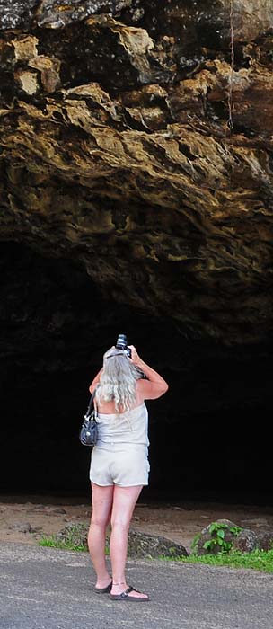Photographer at Cave